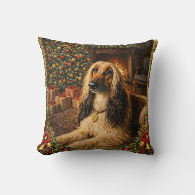Afghan Hound Semester  Kudde (Framsida)