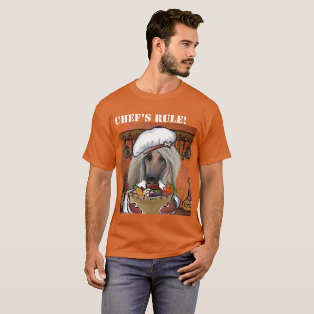 Afghan Hound        T Shirt (Hel framsida)
