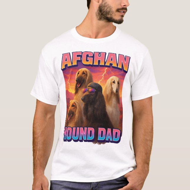 Afghan Hound T Shirt (Framsida)