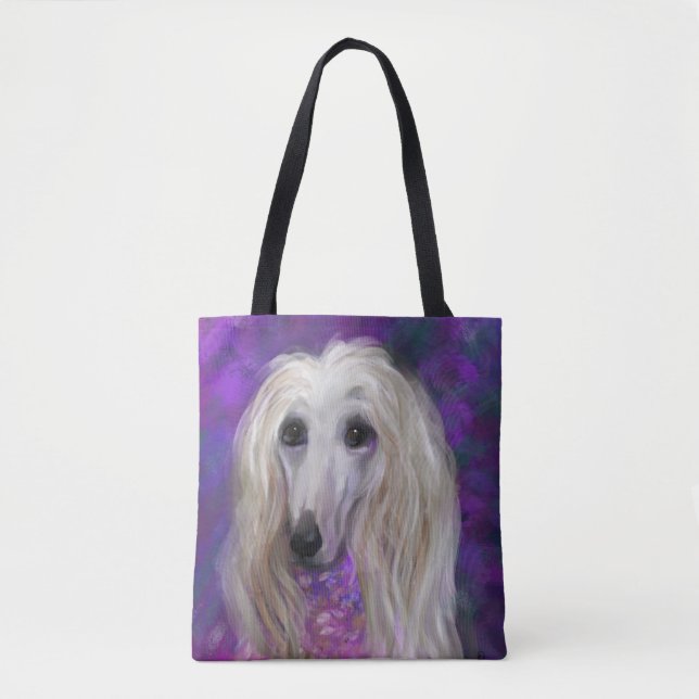 AFGHAN HOUND TYGKASSE (Framsida)