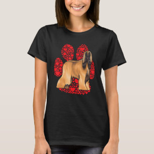 Afghan Hound Valentines day Hund Kärlek Tass T Shirt