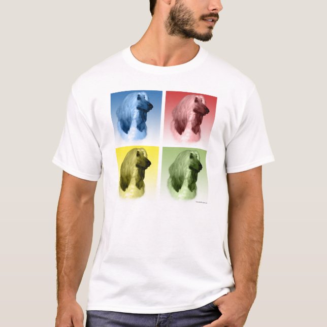 Afghan Pop Art Tee Shirt (Framsida)