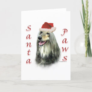 Afghan Santa Tassar Helgkort