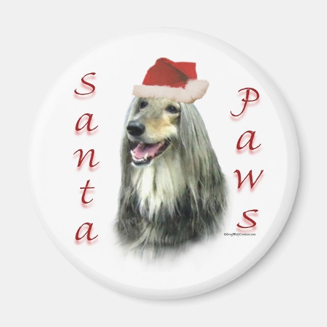 Afghan Santa Tassar Magnet (Framsidan)