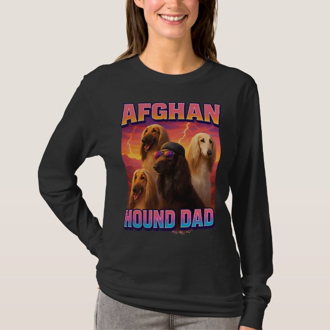Afghanhund T Shirt (Framsida)