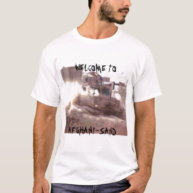 Afghani-sand Tee Shirt (Framsida)