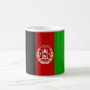 Afghanistan - Afghanistans flagga - Kaffemugg