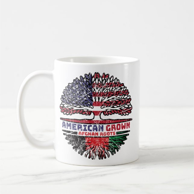 Afghanistan Afghanska USA USA Förenta Stater Kaffemugg (Vänster)