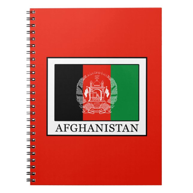 Afghanistan Anteckningsbok (Framsidan)