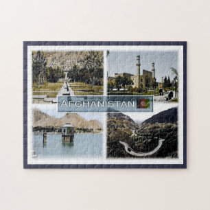 Afghanistan - Asien - Mosaik - Pussel