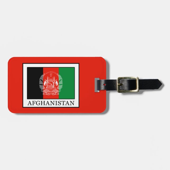 Afghanistan Bagagebricka (Horisontell Framsida)