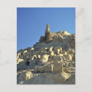 Afghanistan, Bamian Valley. Förklaringen anger att Vykort
