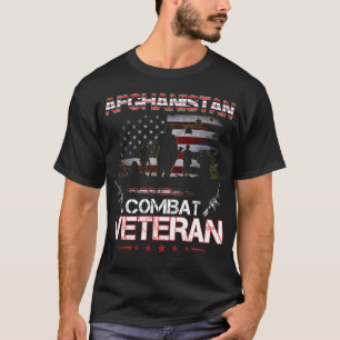 Afghanistan Combat Veteran Shirt US Veteran Milita T Shirt