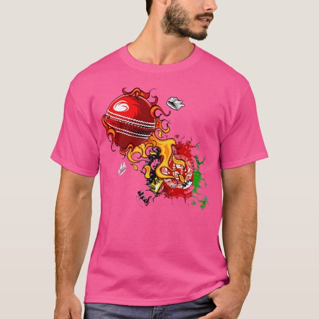 Afghanistan Cricket T Shirt (Framsida)