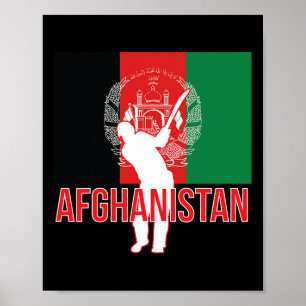 Afghanistan Cricket tröja - Afghanistan Cricket T Poster