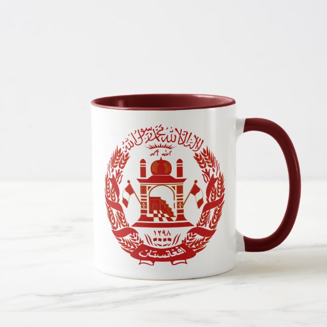 afghanistan emblem mugg (Höger)
