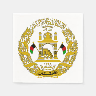 Afghanistan Emblem Napkins Pappersservett