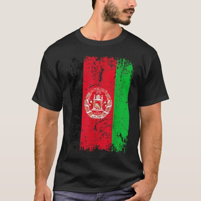 AFGHANISTAN Flag Women's Men's Children's Afghani T Shirt (Framsida)