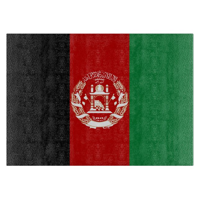 Afghanistan flagga (Framsidan)