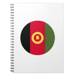 Afghanistan Flagga Anteckningsbok
