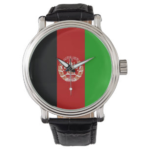 Afghanistan Flagga Armbandsur