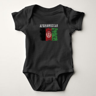 Afghanistan Flagga Disted Afghan Flagga T Shirt