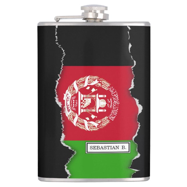 Afghanistan flagga fickplunta (Framsidan)