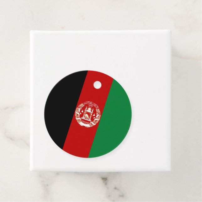 Afghanistan flagga gåvor etiketter (På plats)