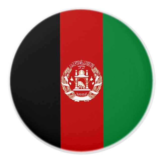 Afghanistan flagga knopp (Framsidan)