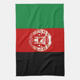 Afghanistan flagga kökshandduk