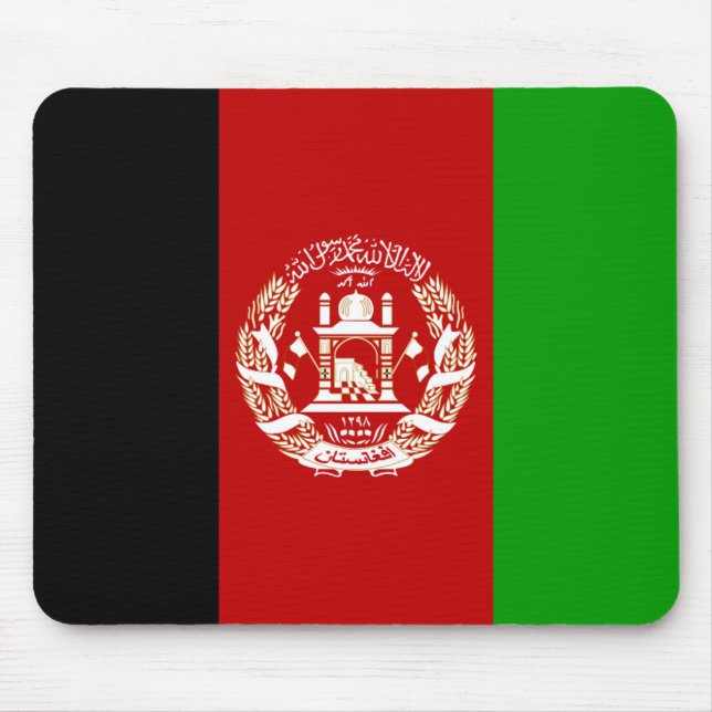 afghanistan flagga mousepad musmatta (Framsidan)