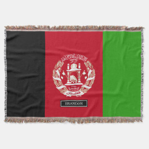 Afghanistan flagga mysfilt