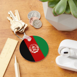 Afghanistan flagga nyckelring