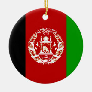 afghanistan flagga ornament