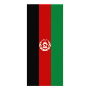 Afghanistan flagga reklamkort