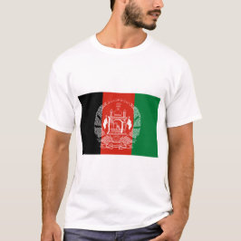Afghanistan Flagga T Shirt