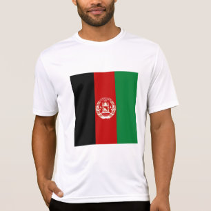Afghanistan flagga t shirt