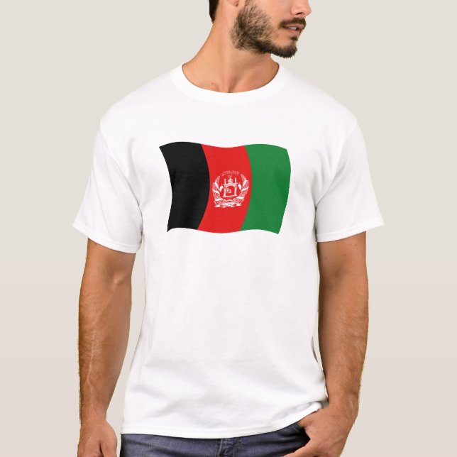 Afghanistan Flagga Tröja (Framsida)