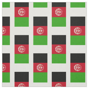Afghanistan flagga tyg