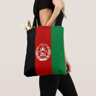 Afghanistan flagga tygkasse