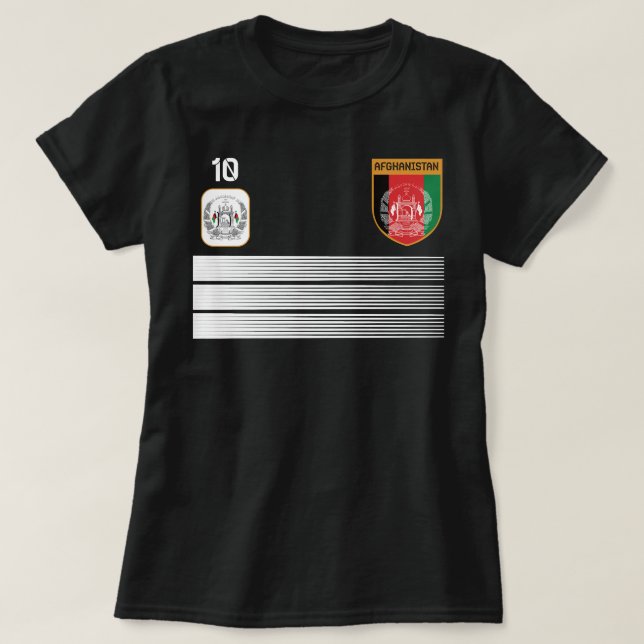 Afghanistan Football Jersey 2021 Ocer Pullover H T Shirt (Design framsida)