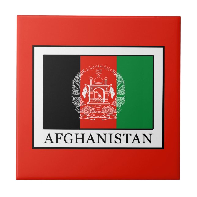 Afghanistan Kakelplatta (Framsidan)