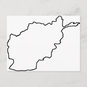Afghanistan karta vykort