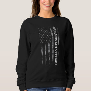 Afghanistan Krig Afghanistan Veteran American Flag T Shirt