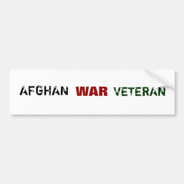 AFGHANISTAN KRIGVETERAN BILDEKAL (Framsidan)
