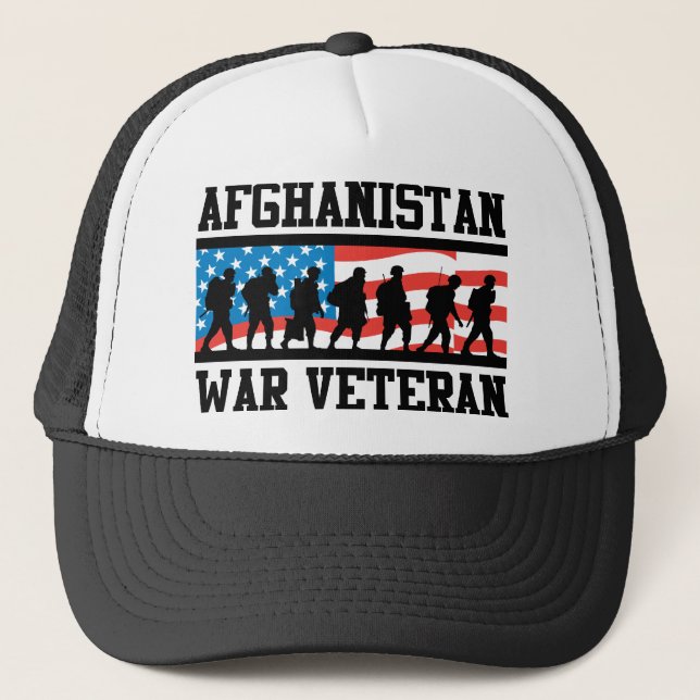 Afghanistan krigveteran keps (Framsida)