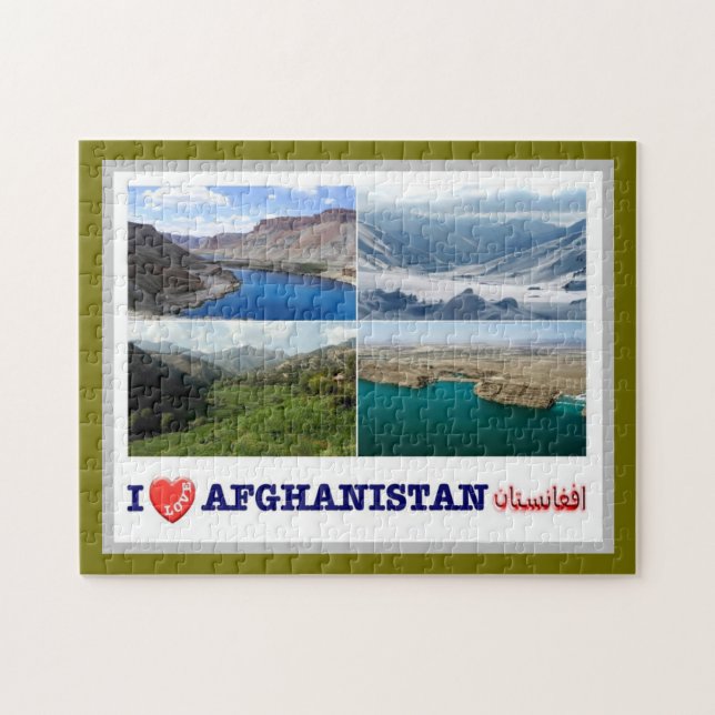 Afghanistan - Landskap - I Kärlek - Pussel (Horisontell)