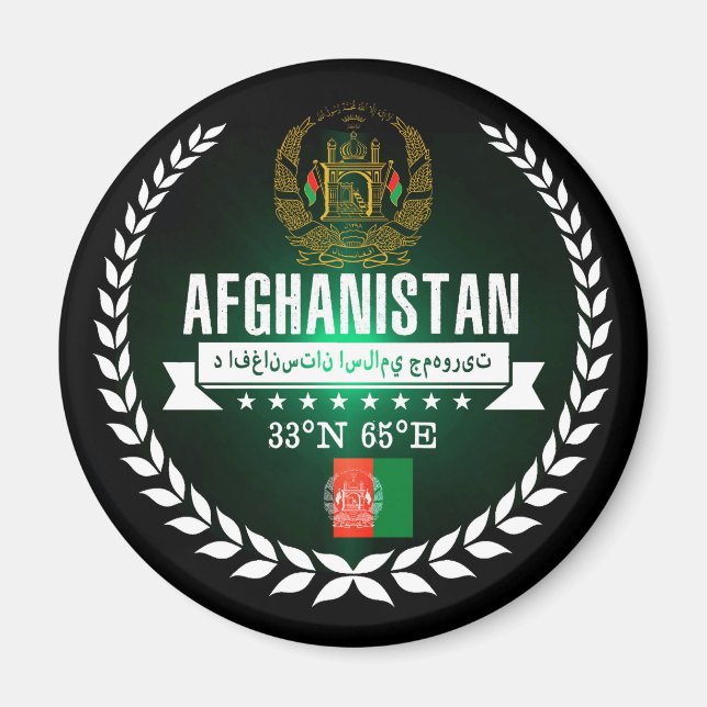 Afghanistan Magnet (Framsidan)