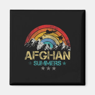 Afghanistan Sommarveteran Fighter Jet Patriotic 4 Magnet