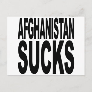 Afghanistan Sucks Vykort
